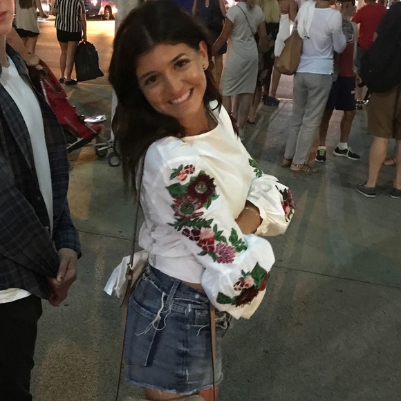 Zara Tops - Zara // Basic Topshop Floral Blouse